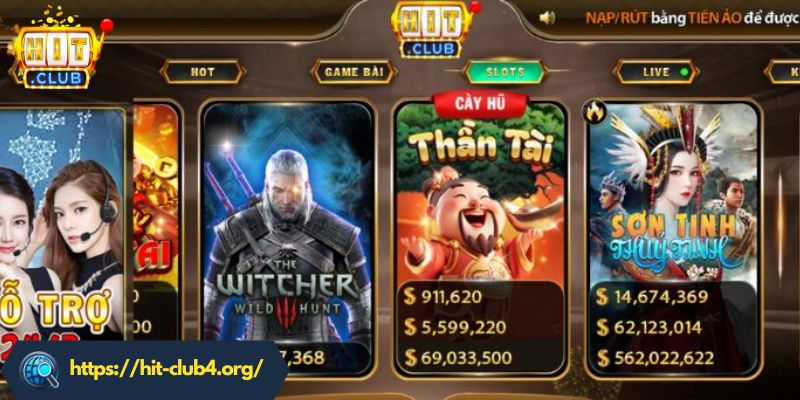 Giới thiệu về kho game nổ hũ hấp dẫn tại Hitclub 