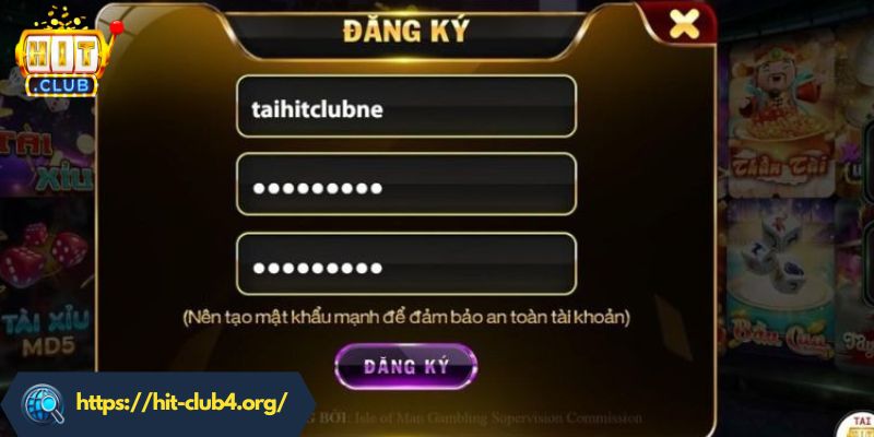 Hướng dẫn các bước đăng ký HITCLUB nhanh chóng
