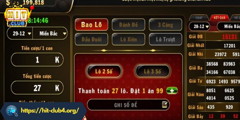 Lô Đề HITCLUB - Dự Đoán, Nhận Thưởng Xanh Chín 1 Ăn 99 Những loại hình dự đoán kết quả lô đề HITCLUB