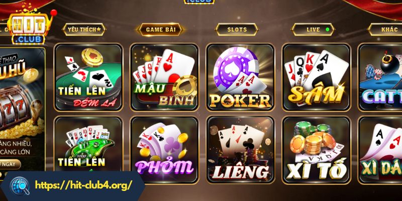 Sảnh game bài với vô vàn phần quà giá trị